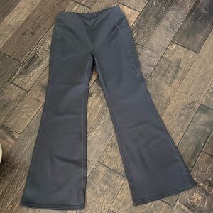 Kids Black Flare Active Pants